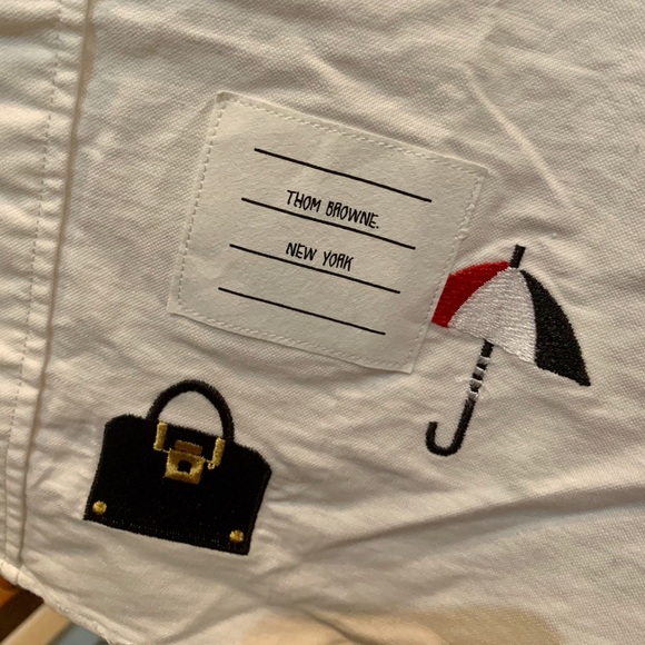 Thom Browne Embroidered Shirt - Picture 3 of 5